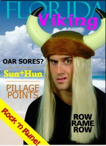 Picture of Viking on cover of 'Florida Viking' magazine