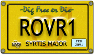 Picture of Rover license plate